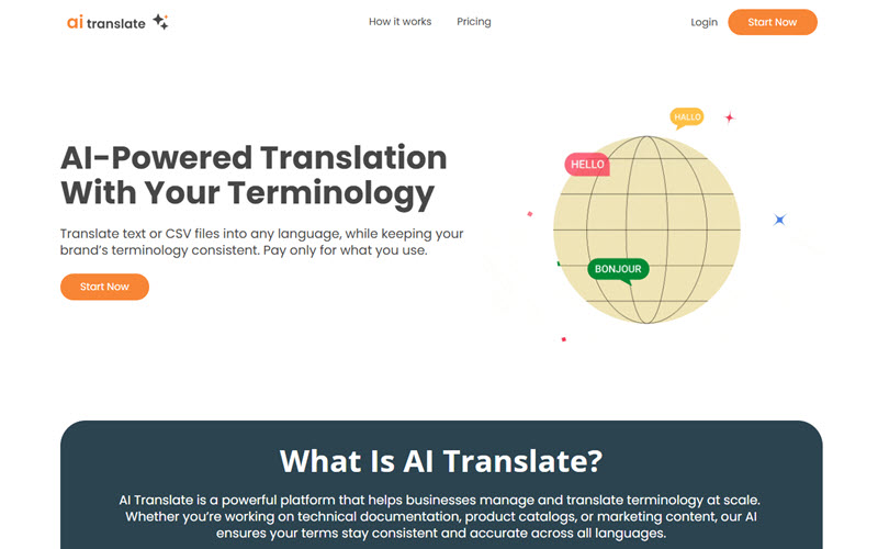 Website image 'AI Translate'